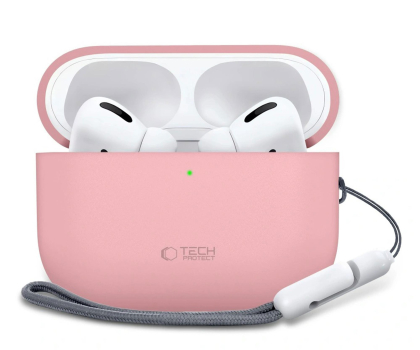 Pozostałe TECH-PROTECT Silicone Do Apple Airpods Pro 3 Dusty Pink 5906302333080